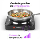 Fogão Elétrico Portátil 1 Boca 1000W
