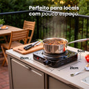 Fogão Elétrico Portátil 1 Boca 1000W