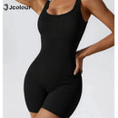 Kit 2 Sports Jumpsuit Academy Yoga Trendy Lift Butt