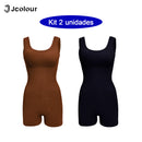 Kit 2 Sports Jumpsuit Academy Yoga Trendy Lift Butt