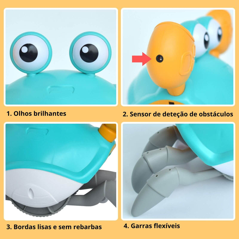 Caranguejo Divertido - com Sensores Bate-volta