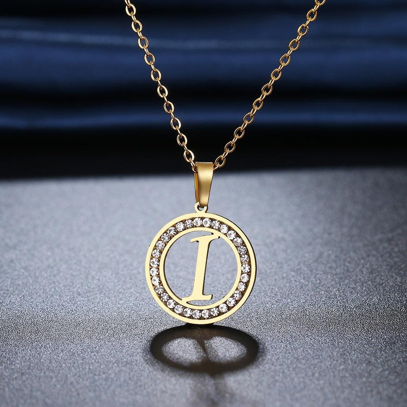Colar Com Letra Gold Letter® -Letras de A até Z - Online USA Shops