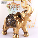 Escultura de Elefante Gold Money