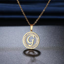 Colar Com Letra Gold Letter® -Letras de A até Z - Online USA Shops