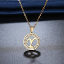 Colar Com Letra Gold Letter® -Letras de A até Z - Online USA Shops