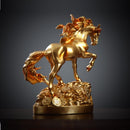 Escultura de Cavalo Nórdico da Sorte