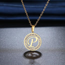 Colar Com Letra Gold Letter® -Letras de A até Z - Online USA Shops