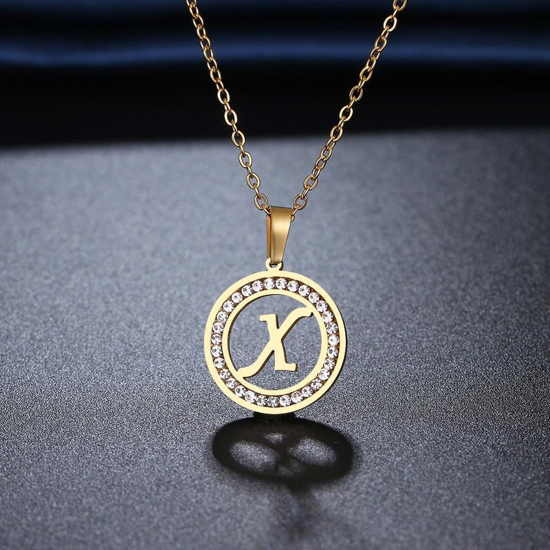 Colar Com Letra Gold Letter® -Letras de A até Z - Online USA Shops
