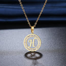 Colar Com Letra Gold Letter® -Letras de A até Z - Online USA Shops