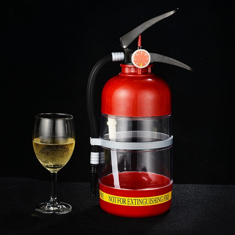 Dispensador de Bebida Criativo | Extintor de Incêndio