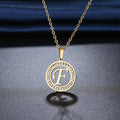 Colar Com Letra Gold Letter® -Letras de A até Z - Online USA Shops