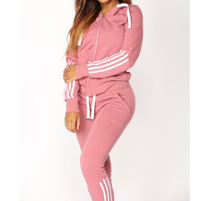 Conjunto Moletom feminino com 2 peças - Terno elegante HOODIES LADIE'S® - ONLINE USA SHOPS