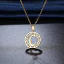 Colar Com Letra Gold Letter® -Letras de A até Z - Online USA Shops