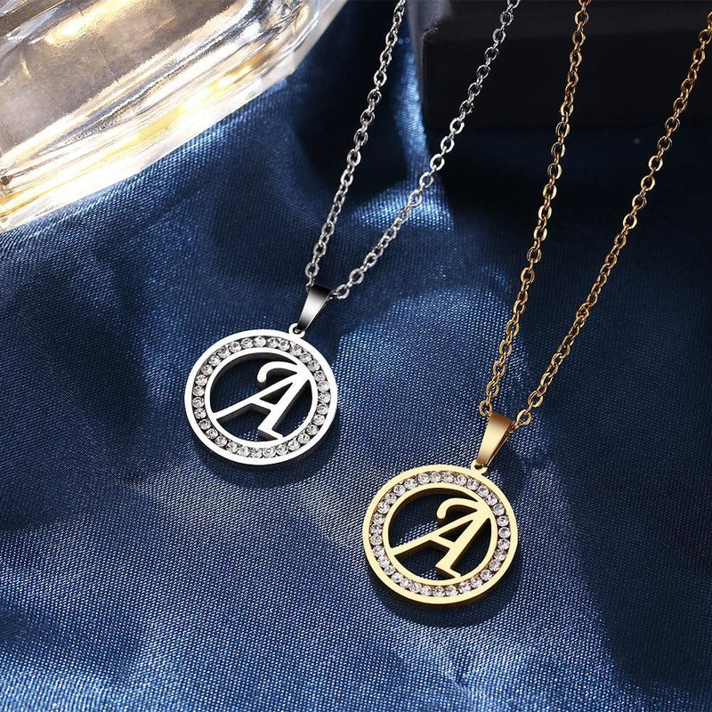 Colar Com Letra Gold Letter® -Letras de A até Z - Online USA Shops