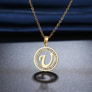 Colar Com Letra Gold Letter® -Letras de A até Z - Online USA Shops