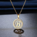 Colar Com Letra Gold Letter® -Letras de A até Z - Online USA Shops