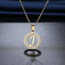 Colar Com Letra Gold Letter® -Letras de A até Z - Online USA Shops