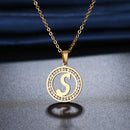 Colar Com Letra Gold Letter® -Letras de A até Z - Online USA Shops