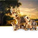 Escultura de Elefante Gold Money