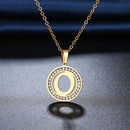 Colar Com Letra Gold Letter® -Letras de A até Z - Online USA Shops