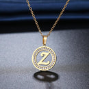 Colar Com Letra Gold Letter® -Letras de A até Z - Online USA Shops