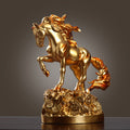 Escultura de Cavalo Nórdico da Sorte