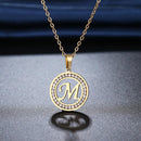 Colar Com Letra Gold Letter® -Letras de A até Z - Online USA Shops