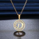 Colar Com Letra Gold Letter® -Letras de A até Z - Online USA Shops