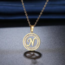 Colar Com Letra Gold Letter® -Letras de A até Z - Online USA Shops