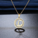 Colar Com Letra Gold Letter® -Letras de A até Z - Online USA Shops