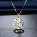 Colar Com Letra Gold Letter® -Letras de A até Z - Online USA Shops