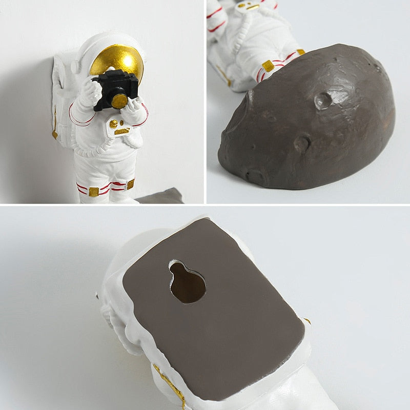 Astronauta de Parede Nordic Sculpture