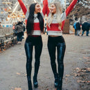 Calça legging Modeladora de Couro