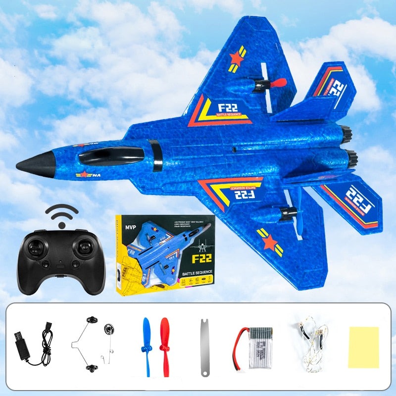 Avião Inquebrável de Controle Remoto Infantil Profissional - Aircraft