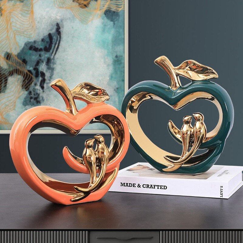 Escultura Vilead Maçã e Aves