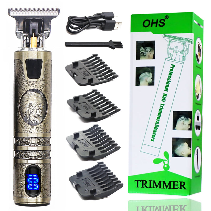 DRAGON GOLD MACHINE - A verdadeira Máquina Profissional de Cortar o Cabelo e Fazer a Barba