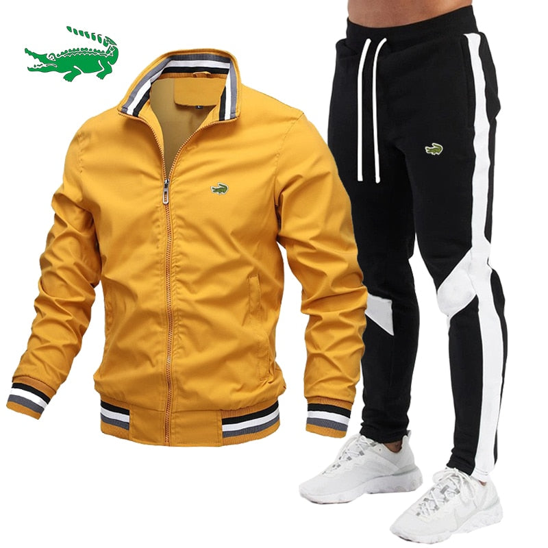 Jaqueta Lacoste + Brinde (Calça Preta Lacoste)