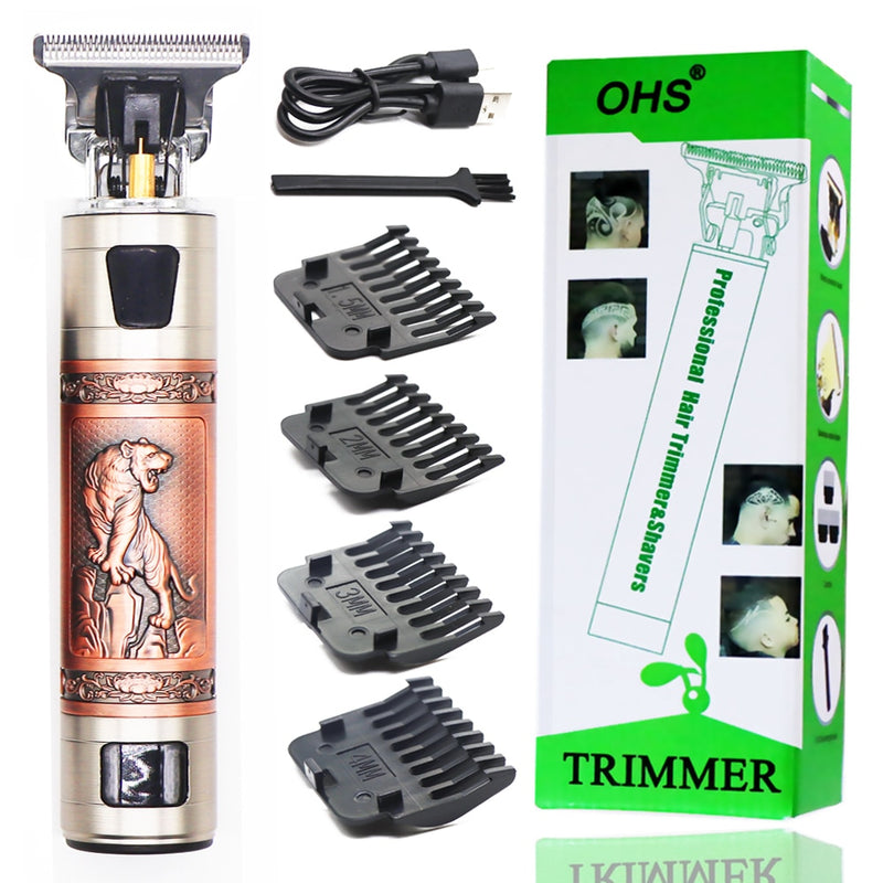DRAGON GOLD MACHINE - A verdadeira Máquina Profissional de Cortar o Cabelo e Fazer a Barba