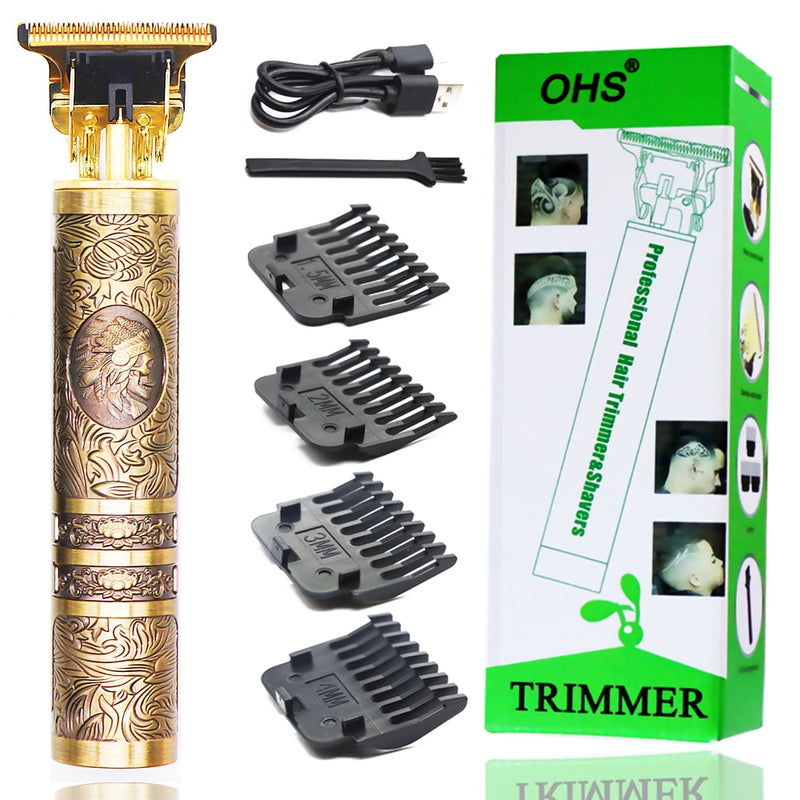 DRAGON GOLD MACHINE - A verdadeira Máquina Profissional de Cortar o Cabelo e Fazer a Barba