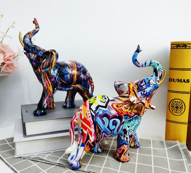 Escultura de Elefante Moderno