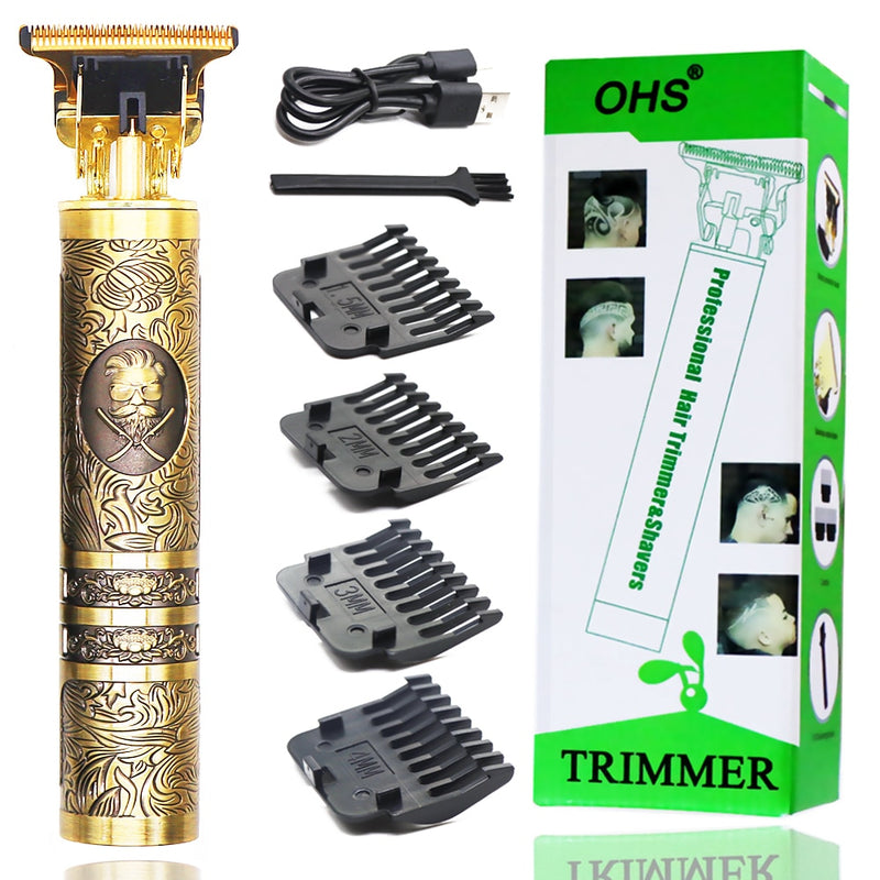 DRAGON GOLD MACHINE - A verdadeira Máquina Profissional de Cortar o Cabelo e Fazer a Barba