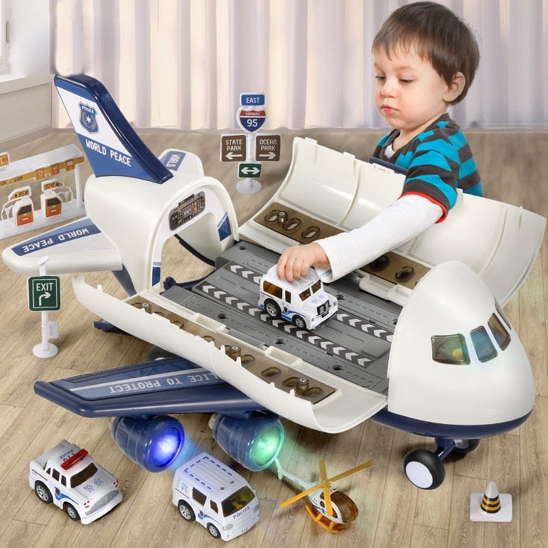 Avião de Brinquedo Puzzle Multifuncional