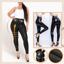 Calça legging Modeladora de Couro