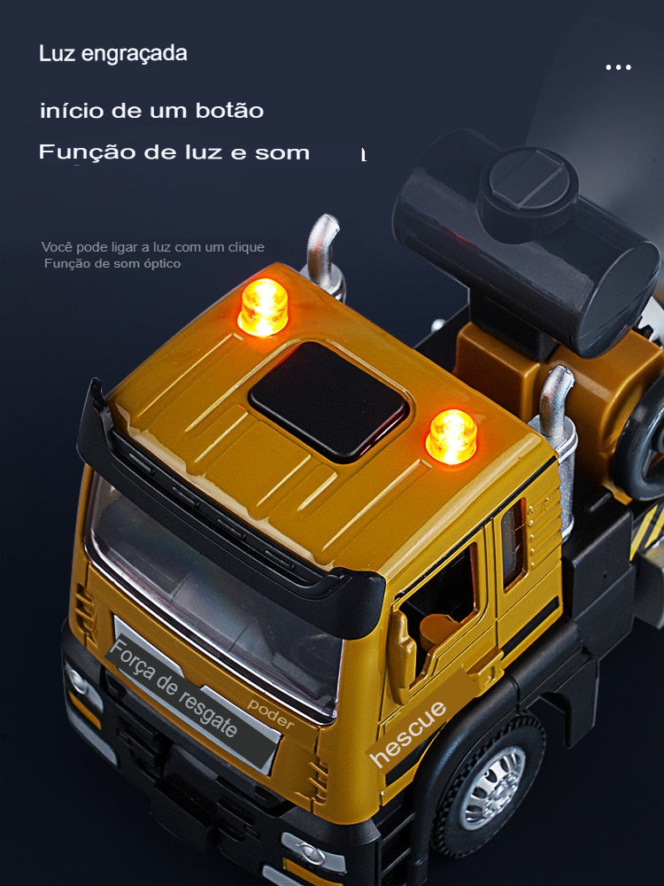 Carrinho De Construção Escavadeira De Brinquedo