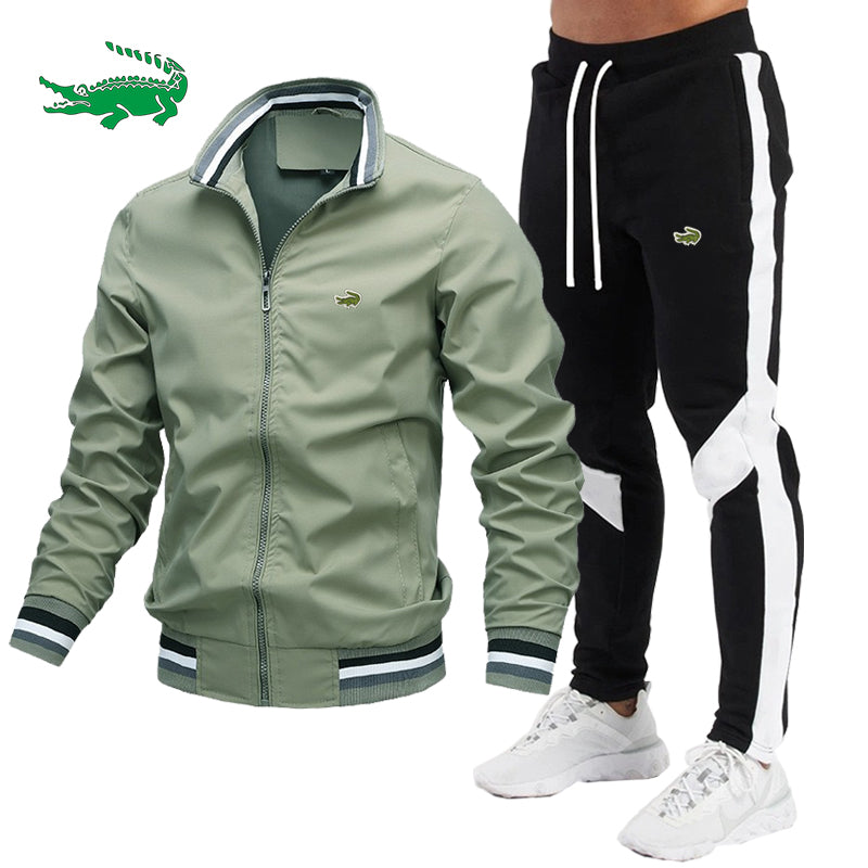 Jaqueta Lacoste + Brinde (Calça Preta Lacoste)