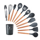 Conjunto de Utensílios de Cozinha de Silicone Antiaderente - Online USA Shops