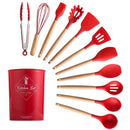 Conjunto de Utensílios de Cozinha de Silicone Antiaderente - Online USA Shops