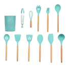 Conjunto de Utensílios de Cozinha de Silicone Antiaderente - Online USA Shops